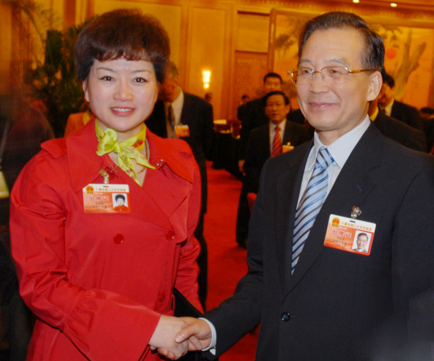 温家宝总理亲切接见陈新琴院长